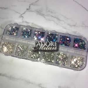Rainbow & ab Crystal Rhinestone Slay Kit
